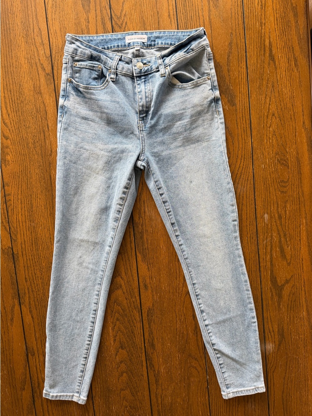 Ashley Mason Pale Denim Skinny Jeans